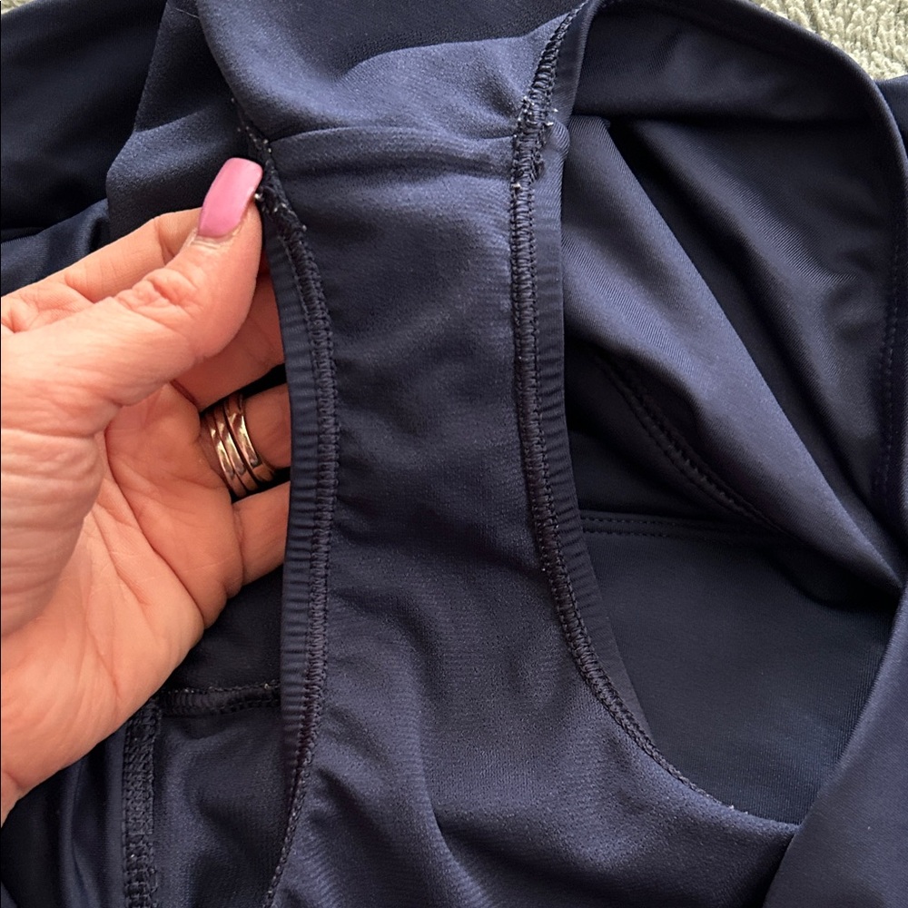 Nike Women's Deep Blue One-Piece Swimsuit - Picture 3 of 4